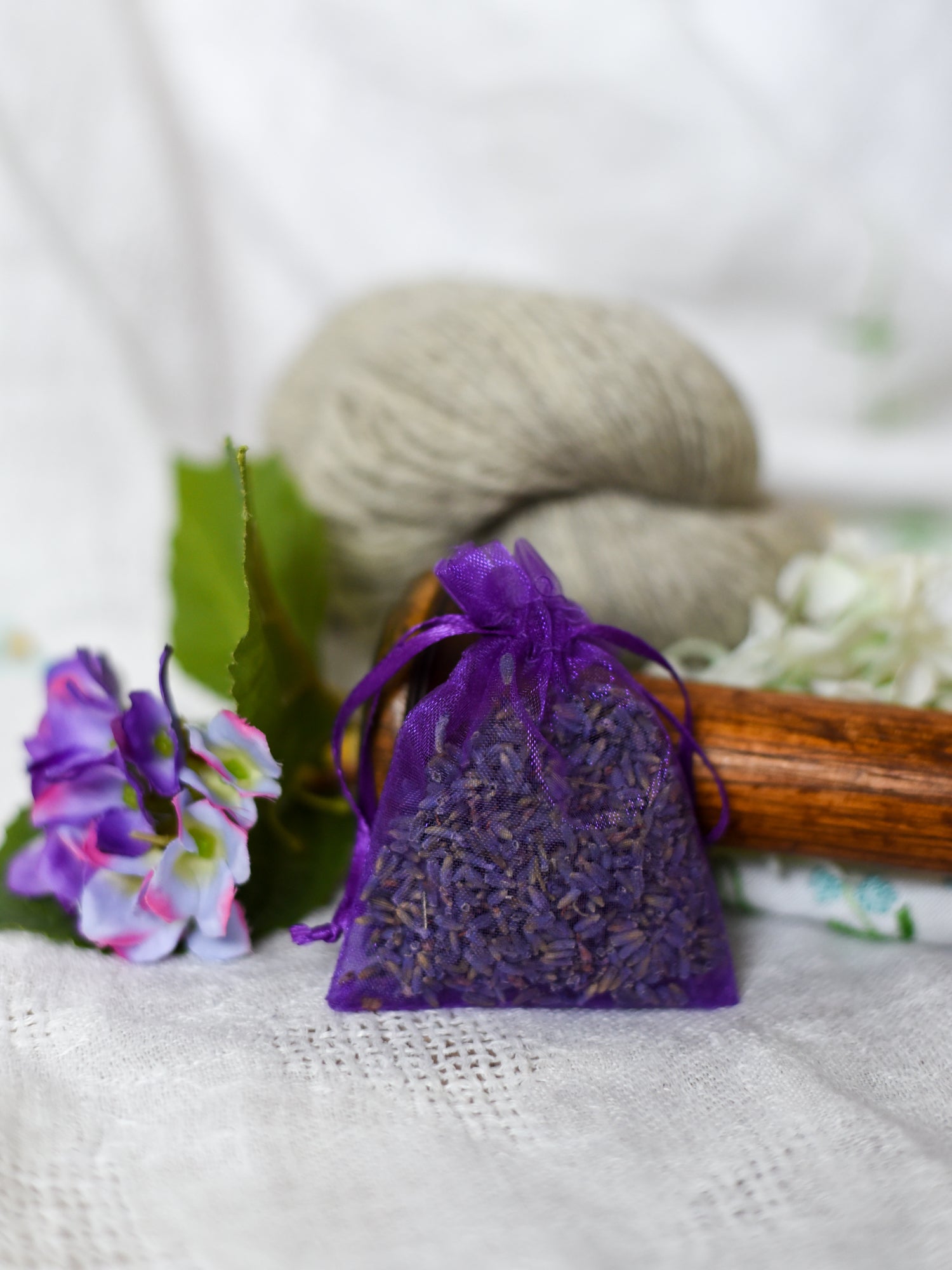 Lavender Sachets Moth Repellent for Yarn and Clothing Organic Dried Lavender  Flowers 