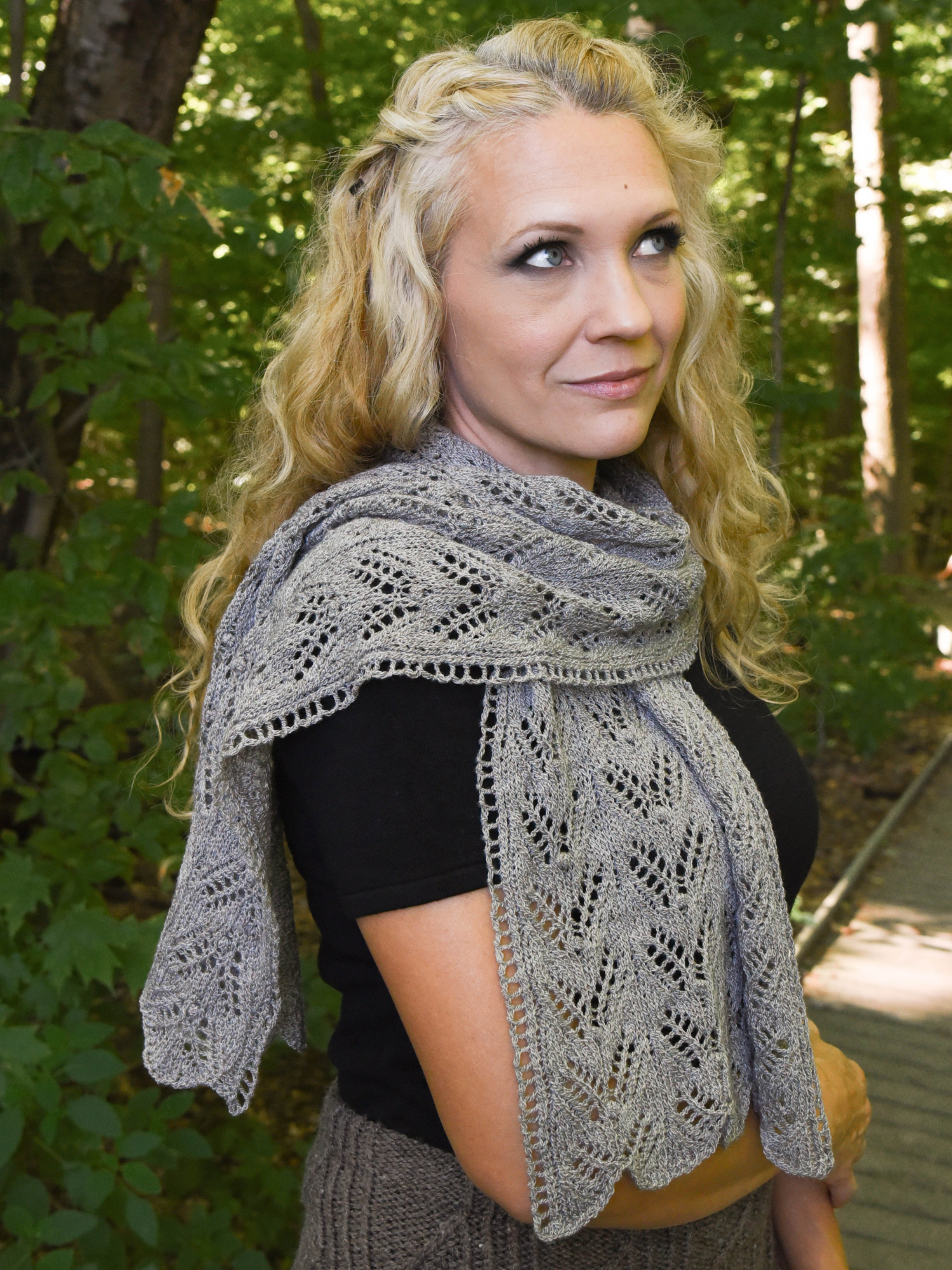 wide scarf pattern