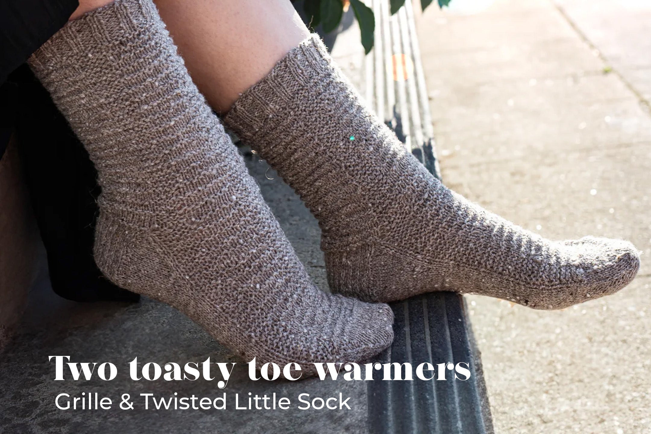 Two toasty toe warmers