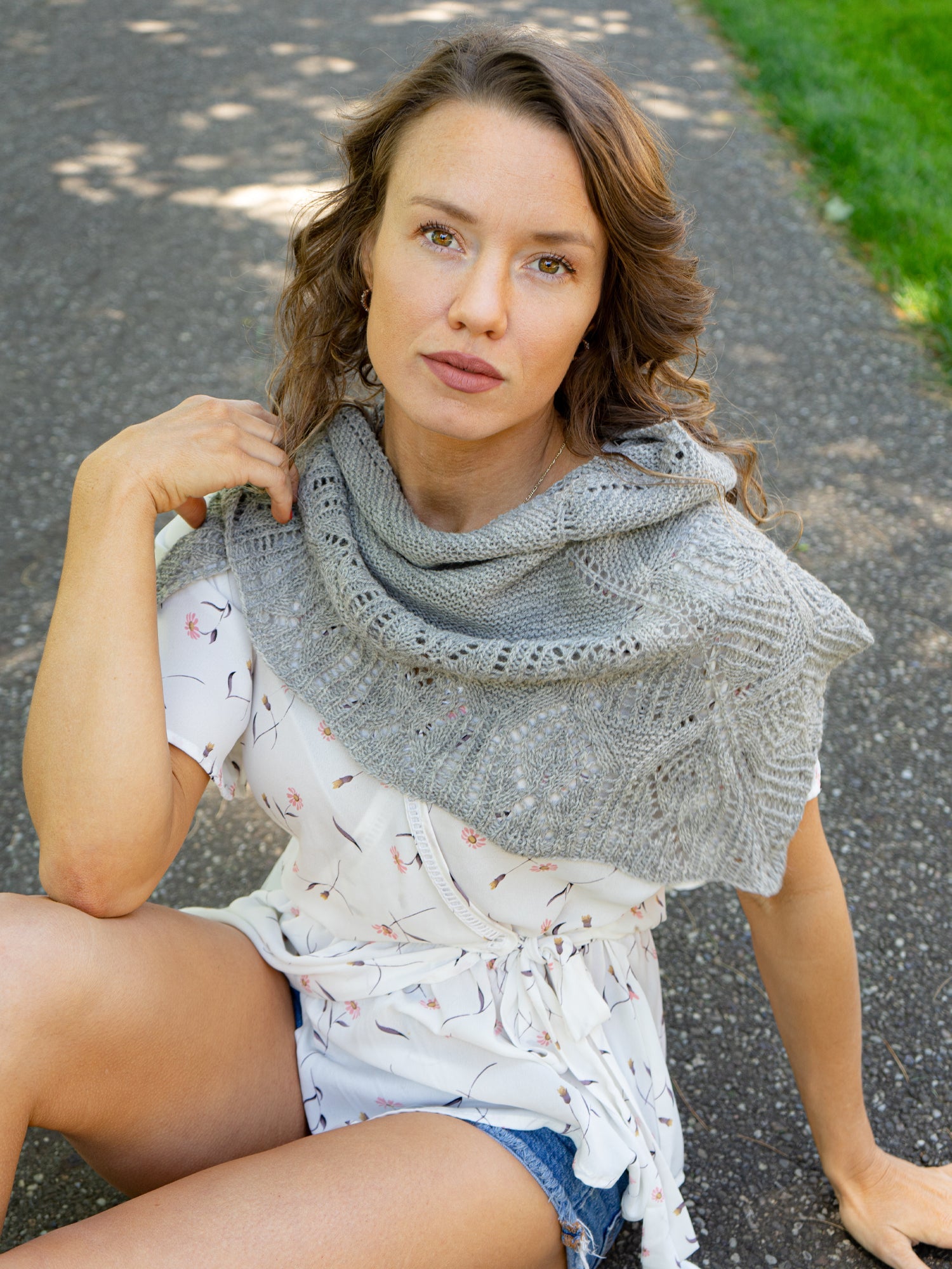 Angels in Churches Shawl Kit <br><small>yarn & knitting pattern kit</small>