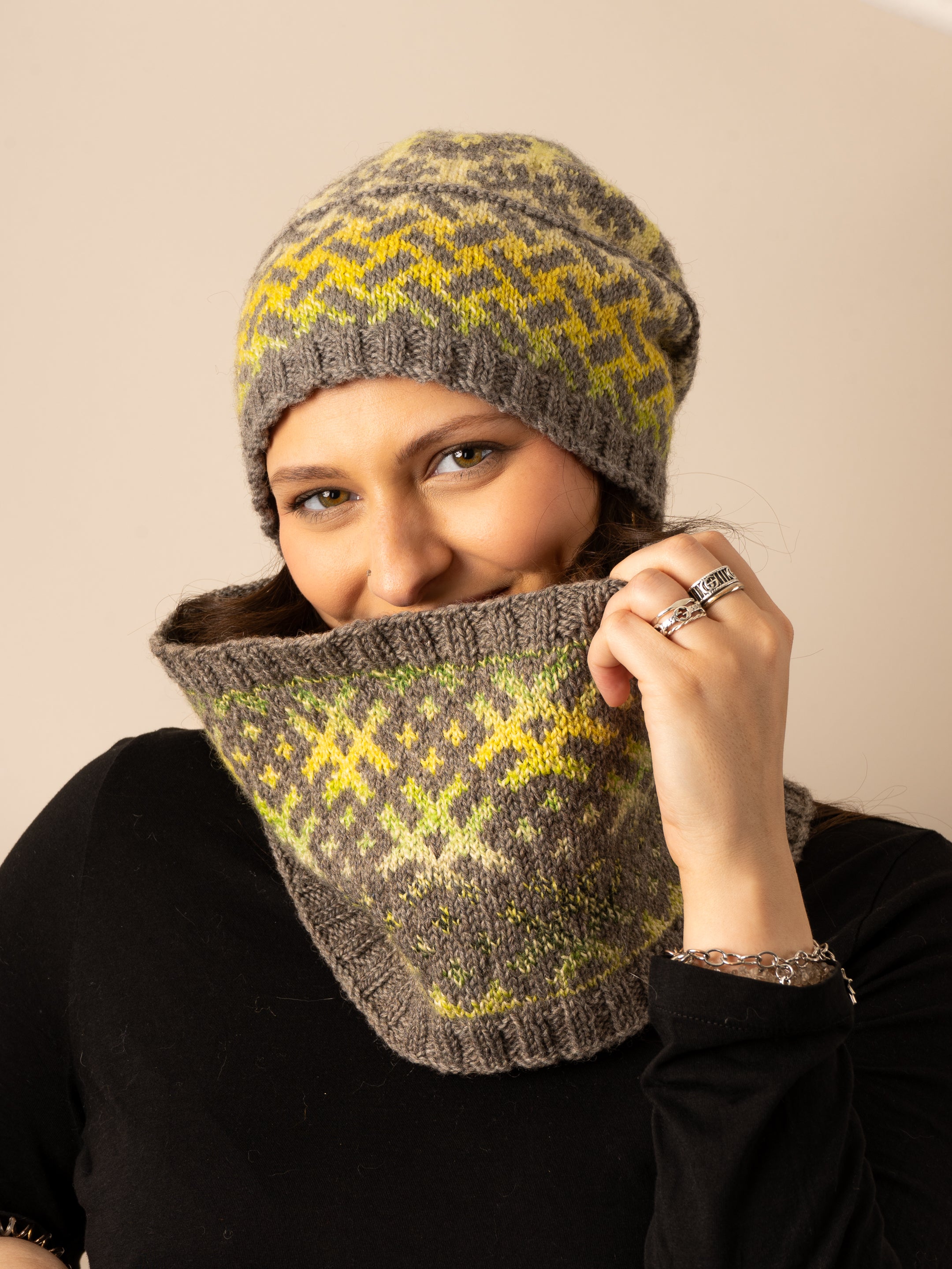 Hectare Cowl Knit Kit <br><small>yarn & knitting pattern kit</small>