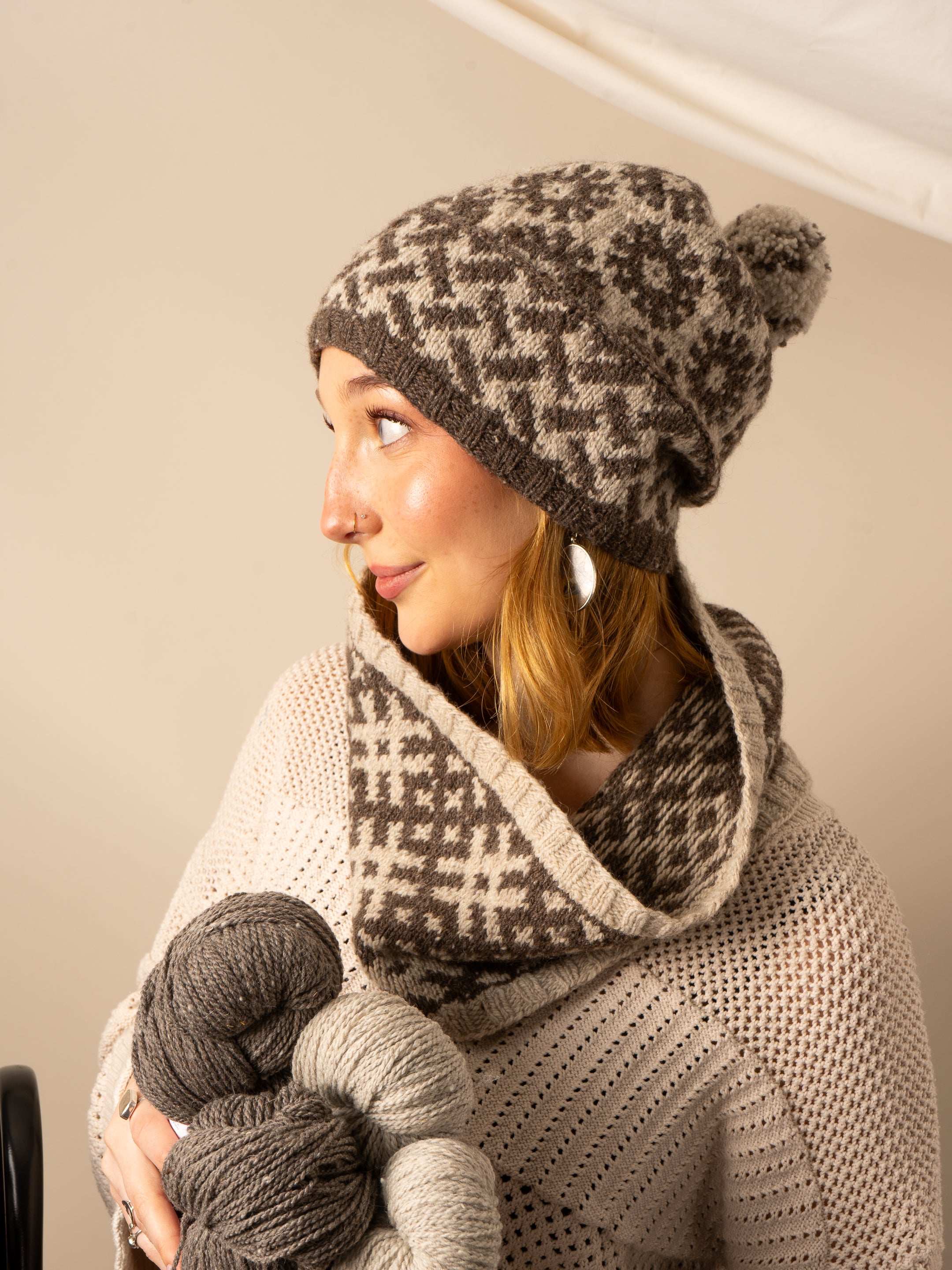 Cob Hat Knit Kit <br><small>yarn & knitting pattern kit</small>