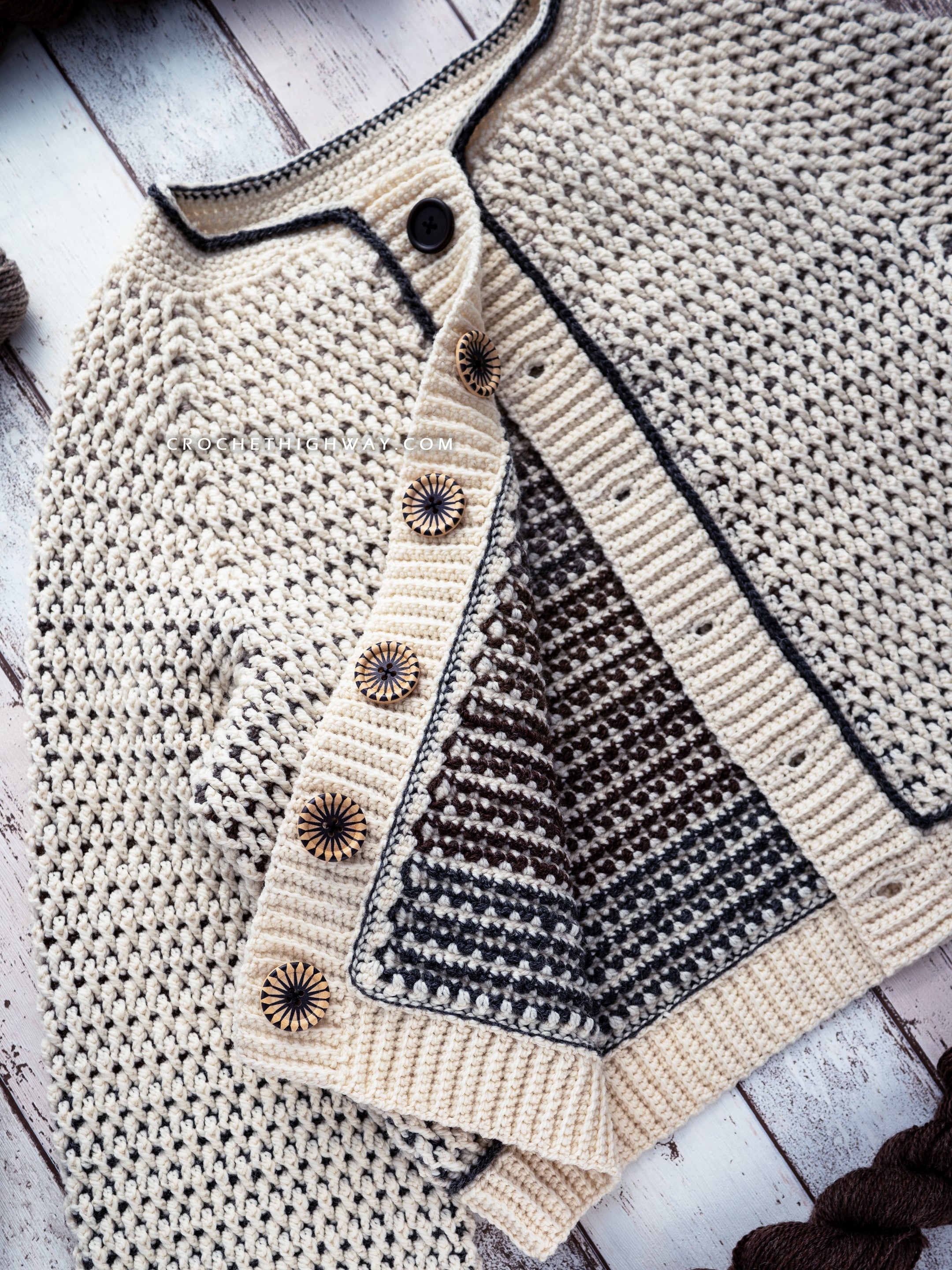 Capricorn Cardi Crochet by Crochet Highway