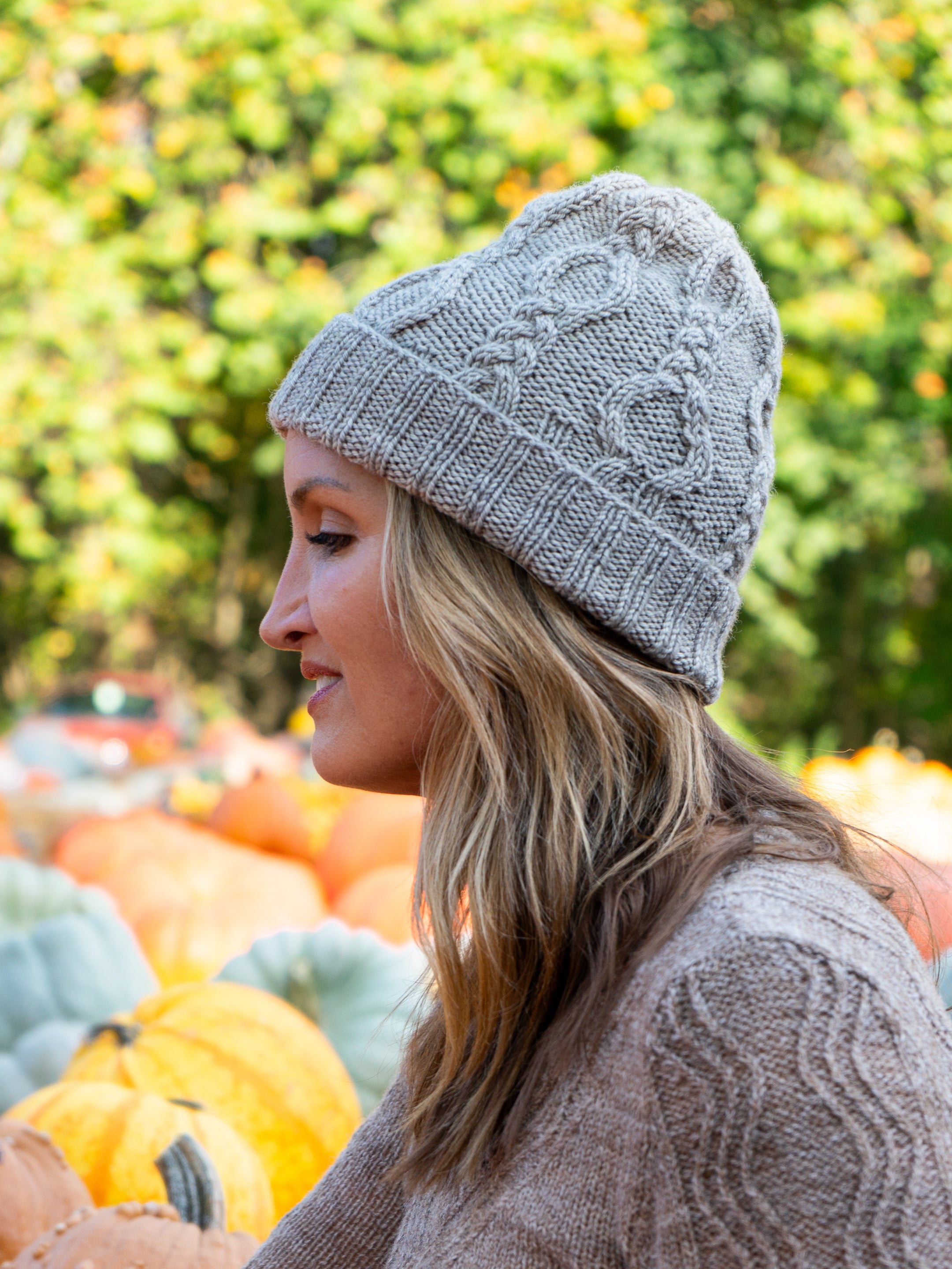 Eye of the Needle Cap Knit Kit <br><small>yarn & knitting pattern kit</small>