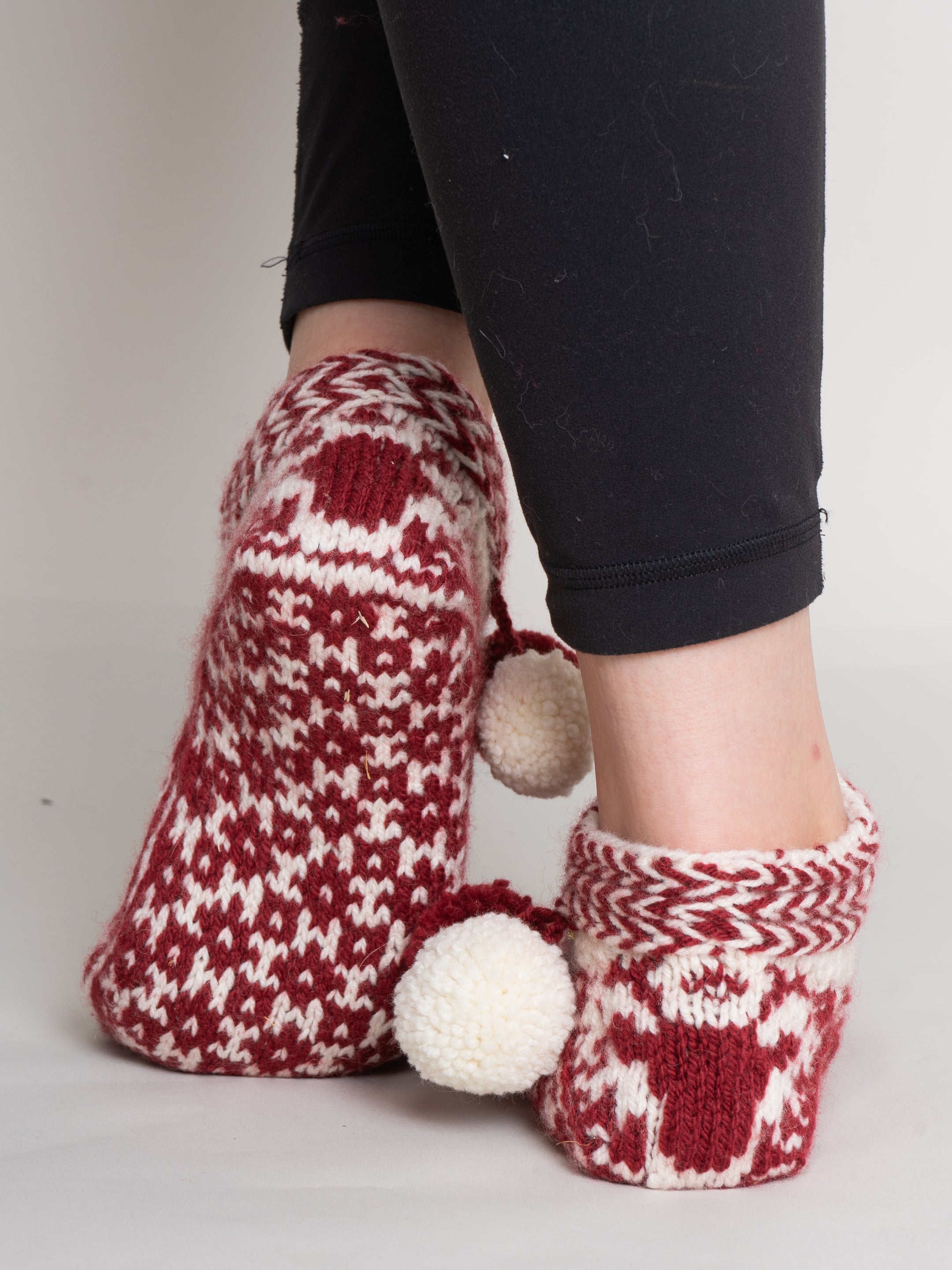 Glad Tidings Slippers by Caitlin Shepherd