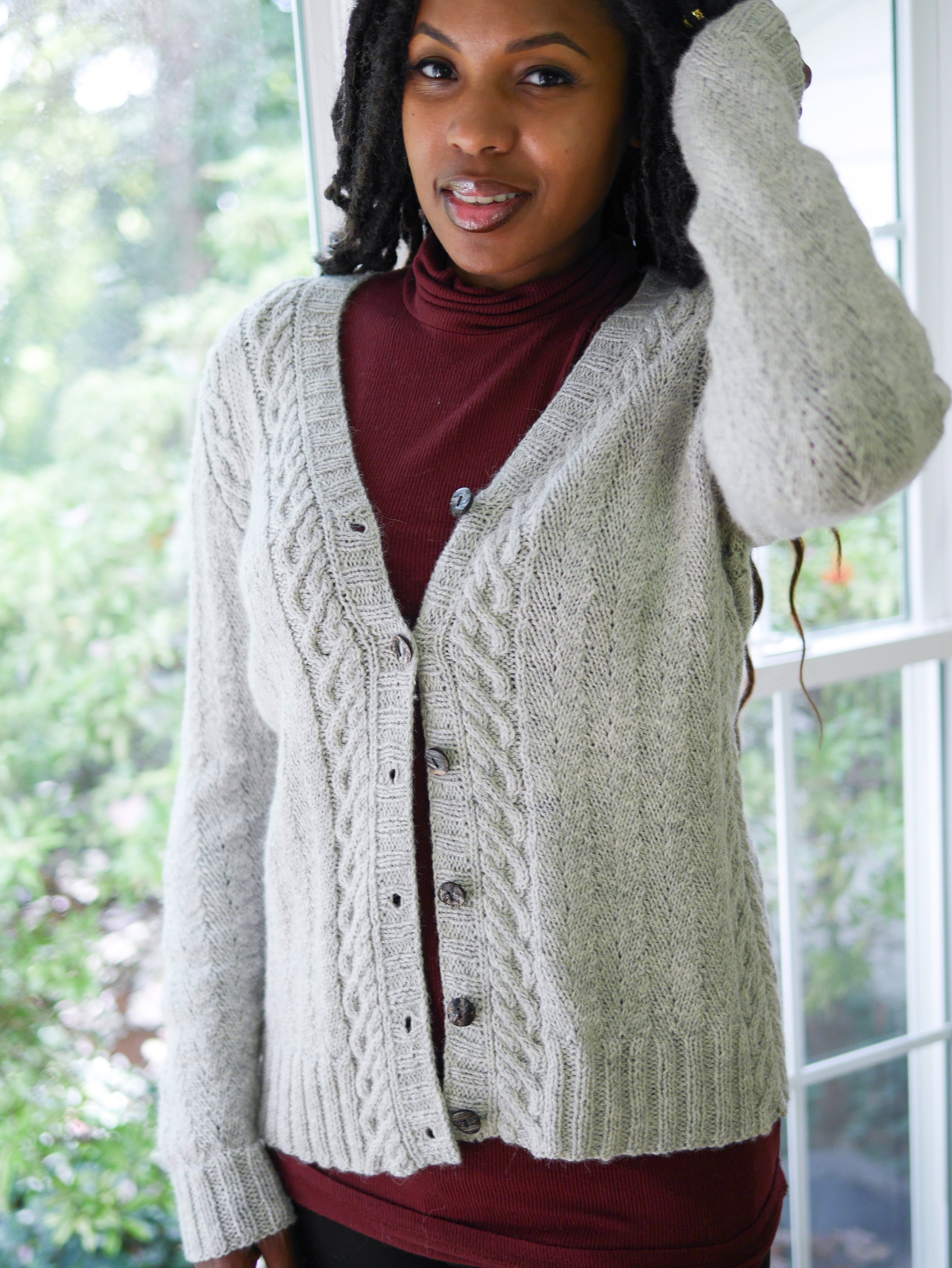 Herringweave Cardigan <br/><small>knitting pattern</small>