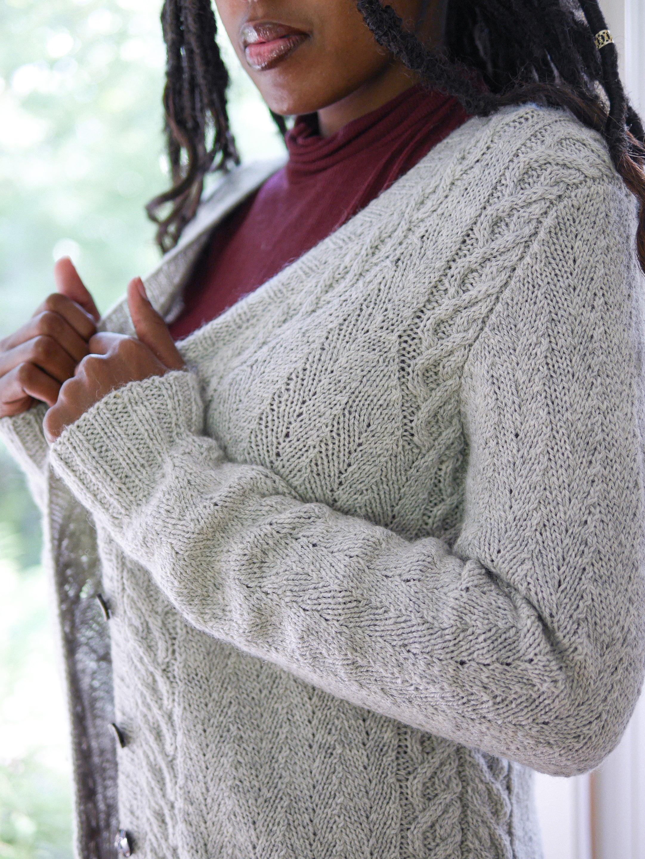 Herringweave Cardigan <br/><small>knitting pattern</small>