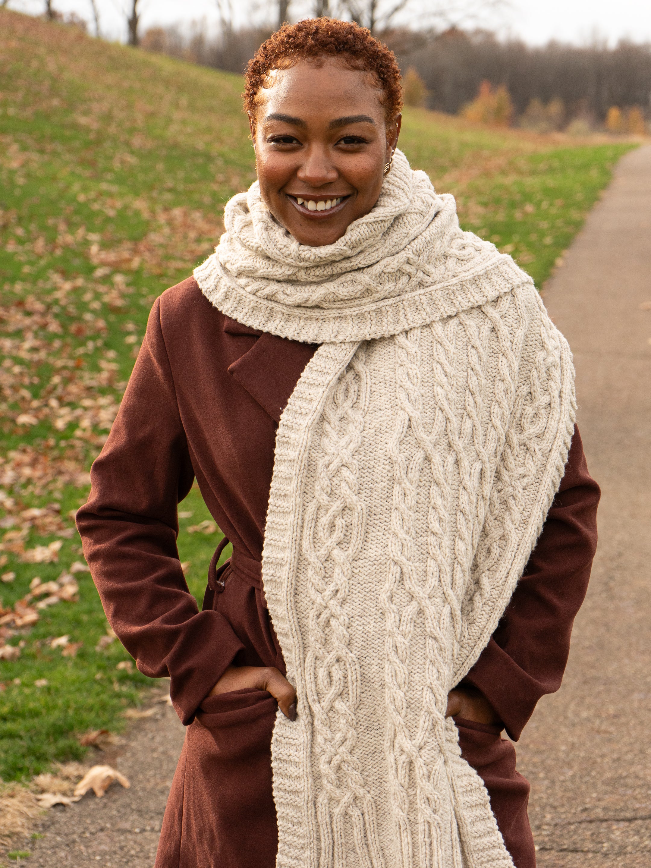 In the Tall Pines Wrap or Blanket <br/><small>knitting pattern</small>