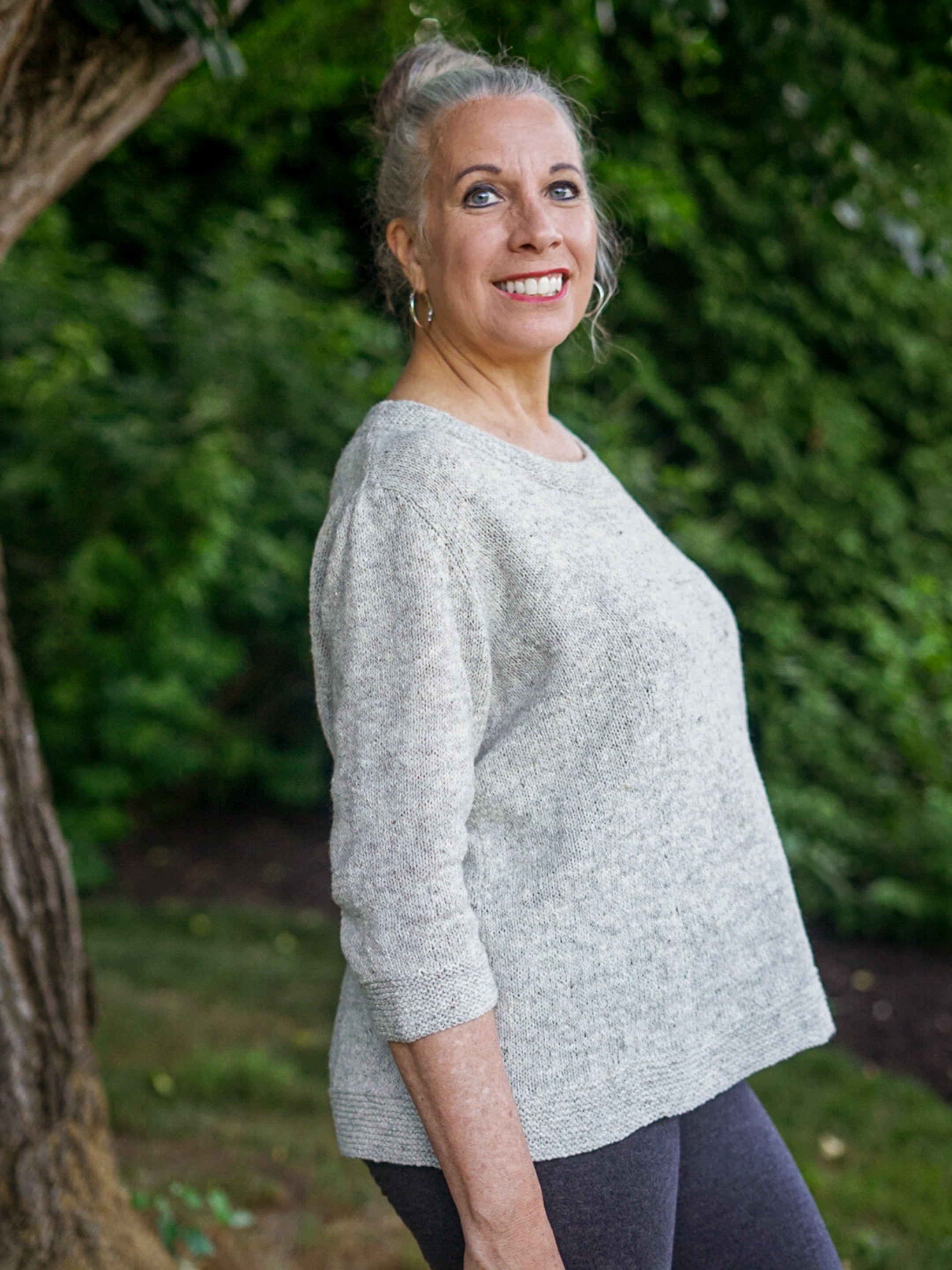 Salt & Pepper elbow-length sleeve <br/><small>knitting pattern</small>