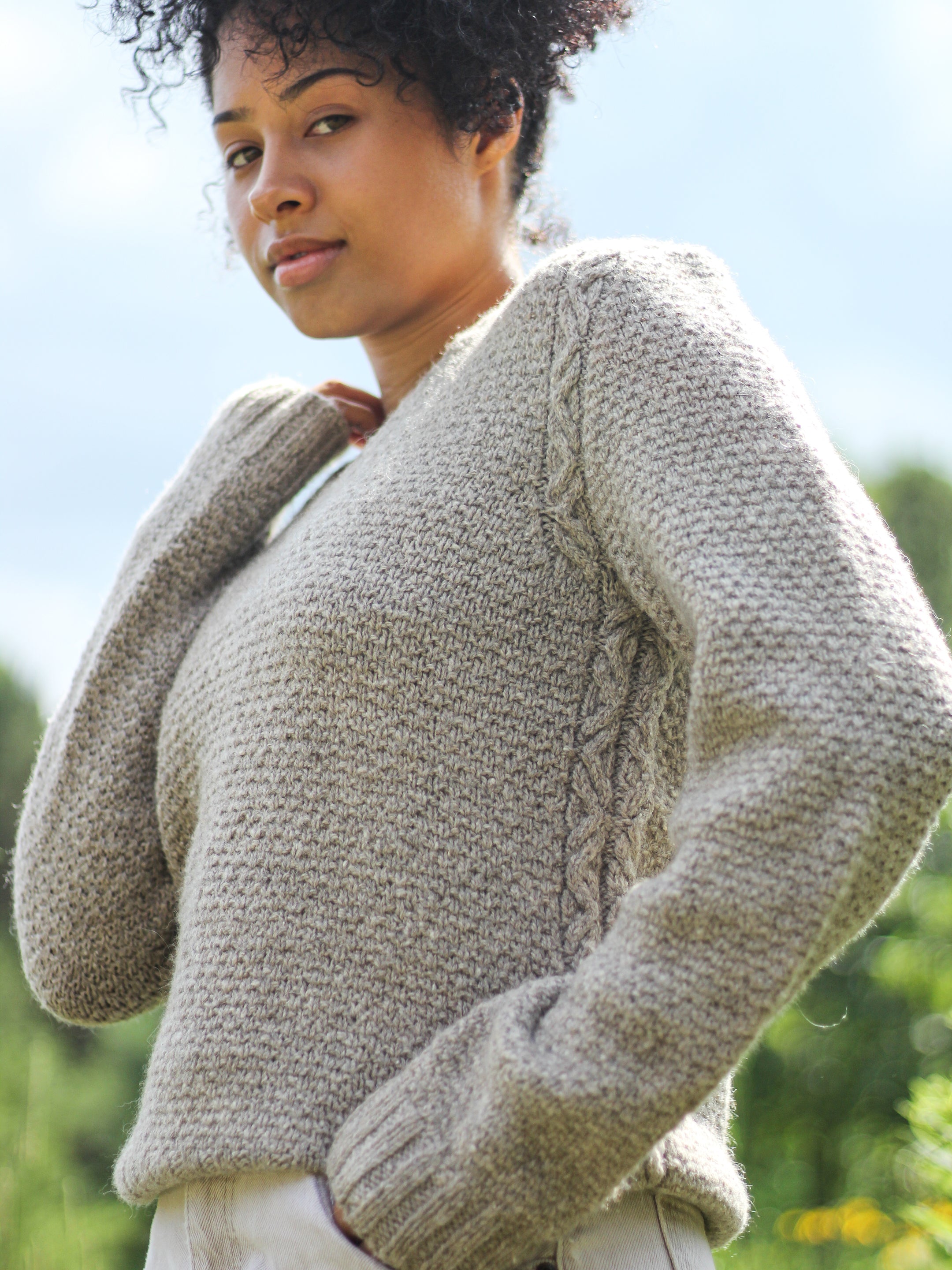 Sticks and Stones Pullover <br/><small>knitting pattern</small>