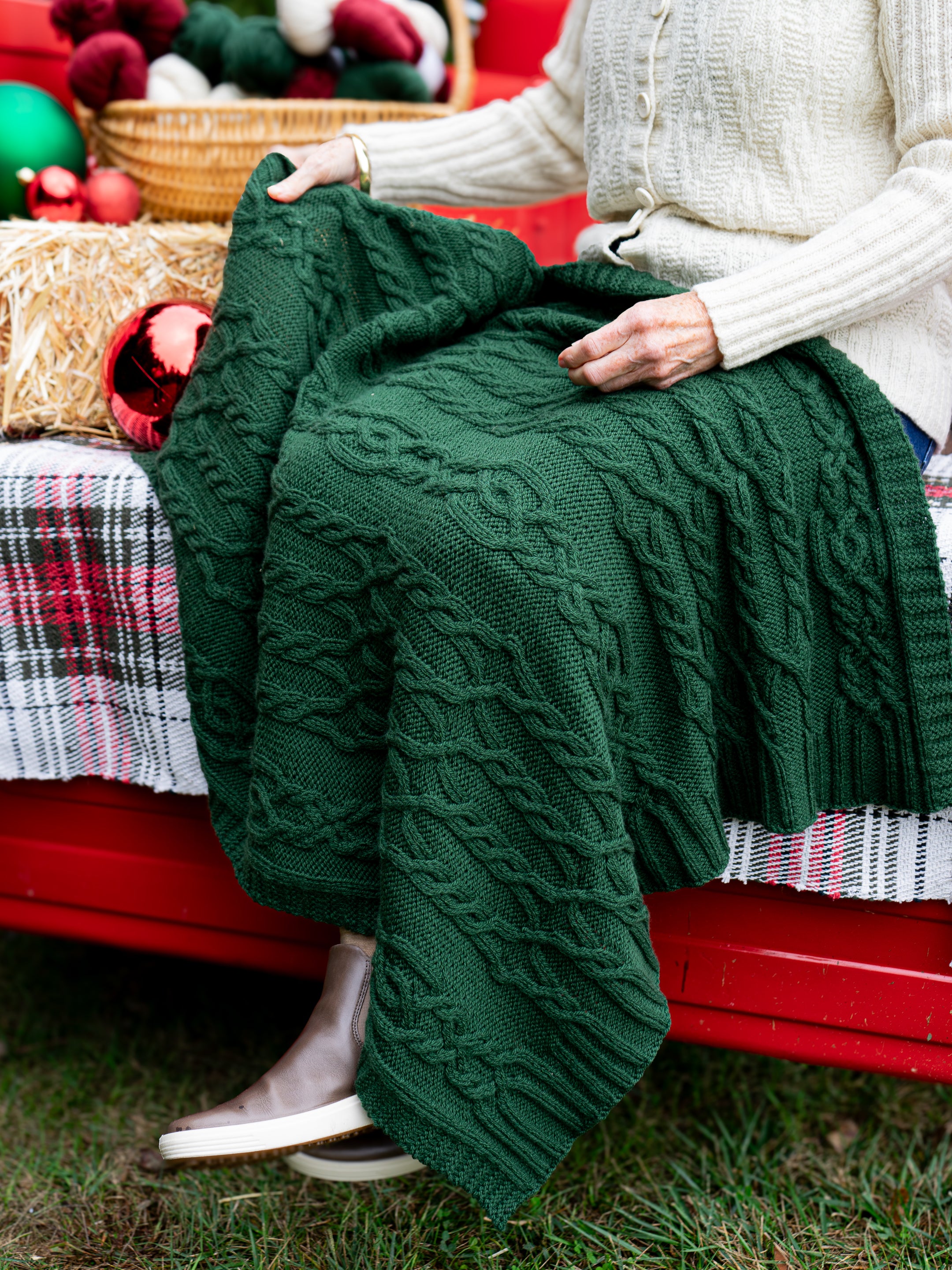 In the Tall Pines Wrap or Blanket <br/><small>knitting pattern</small>