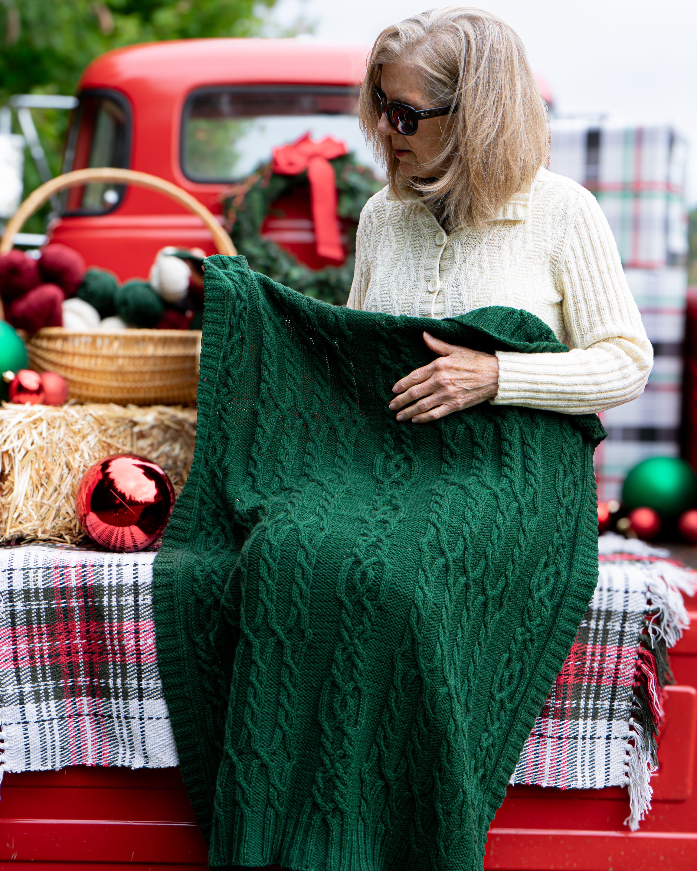 In the Tall Pines Wrap or Blanket <br/><small>knitting pattern</small>