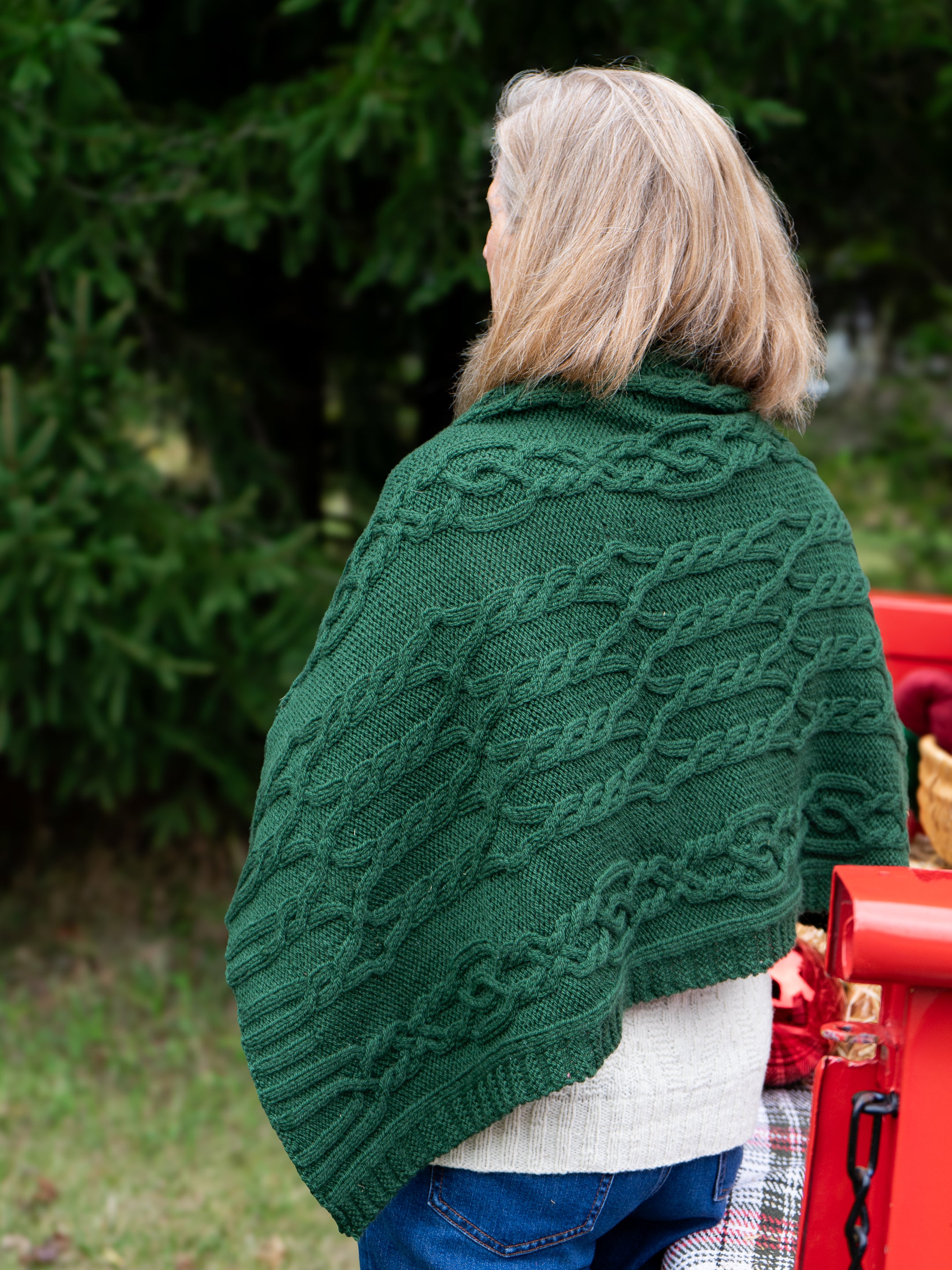 In the Tall Pines Wrap or Blanket <br/><small>knitting pattern</small>