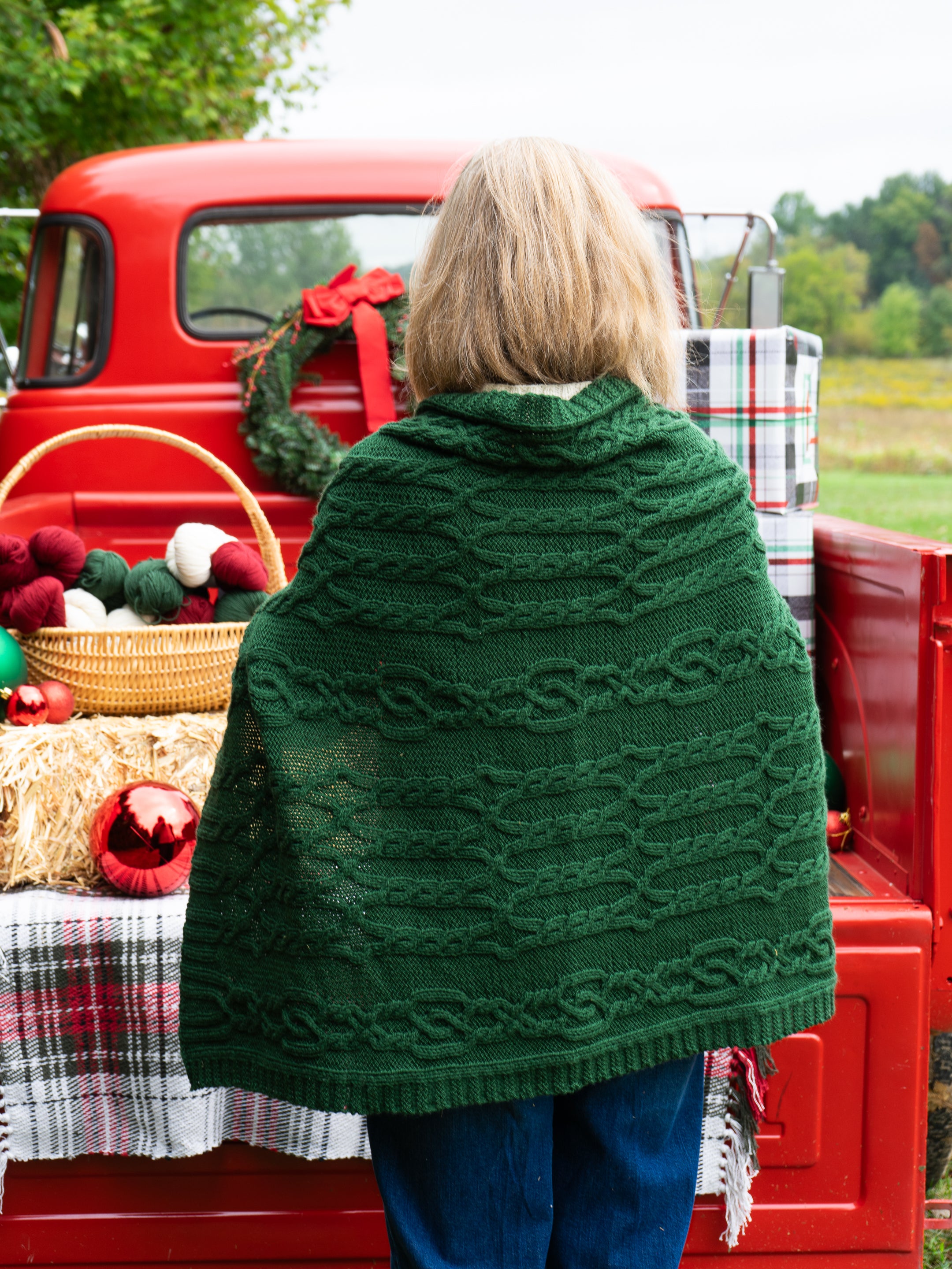 In the Tall Pines Wrap or Blanket <br/><small>knitting pattern</small>