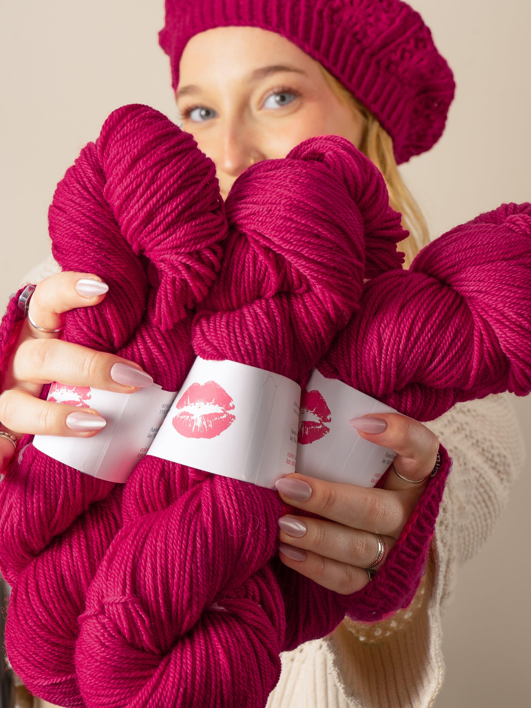 Special Edition DK Hot Lips  <br><small>polwarth & silk</small>