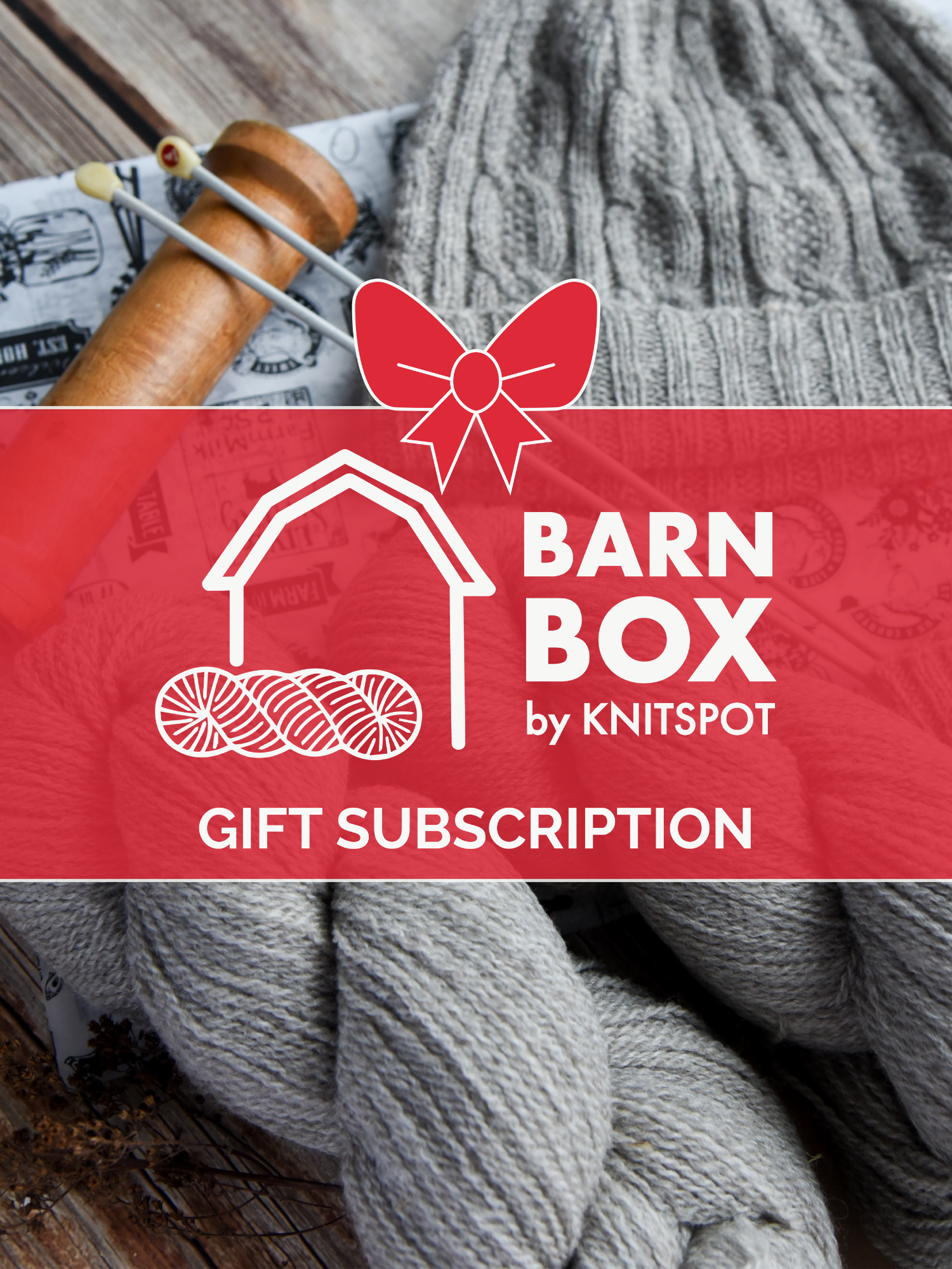 Barn Box Yarn Subscription by Knitspot - One Year Gift