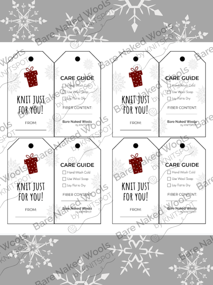 Knit With Love Tags Printable Made With Love Gift Cards Craft 