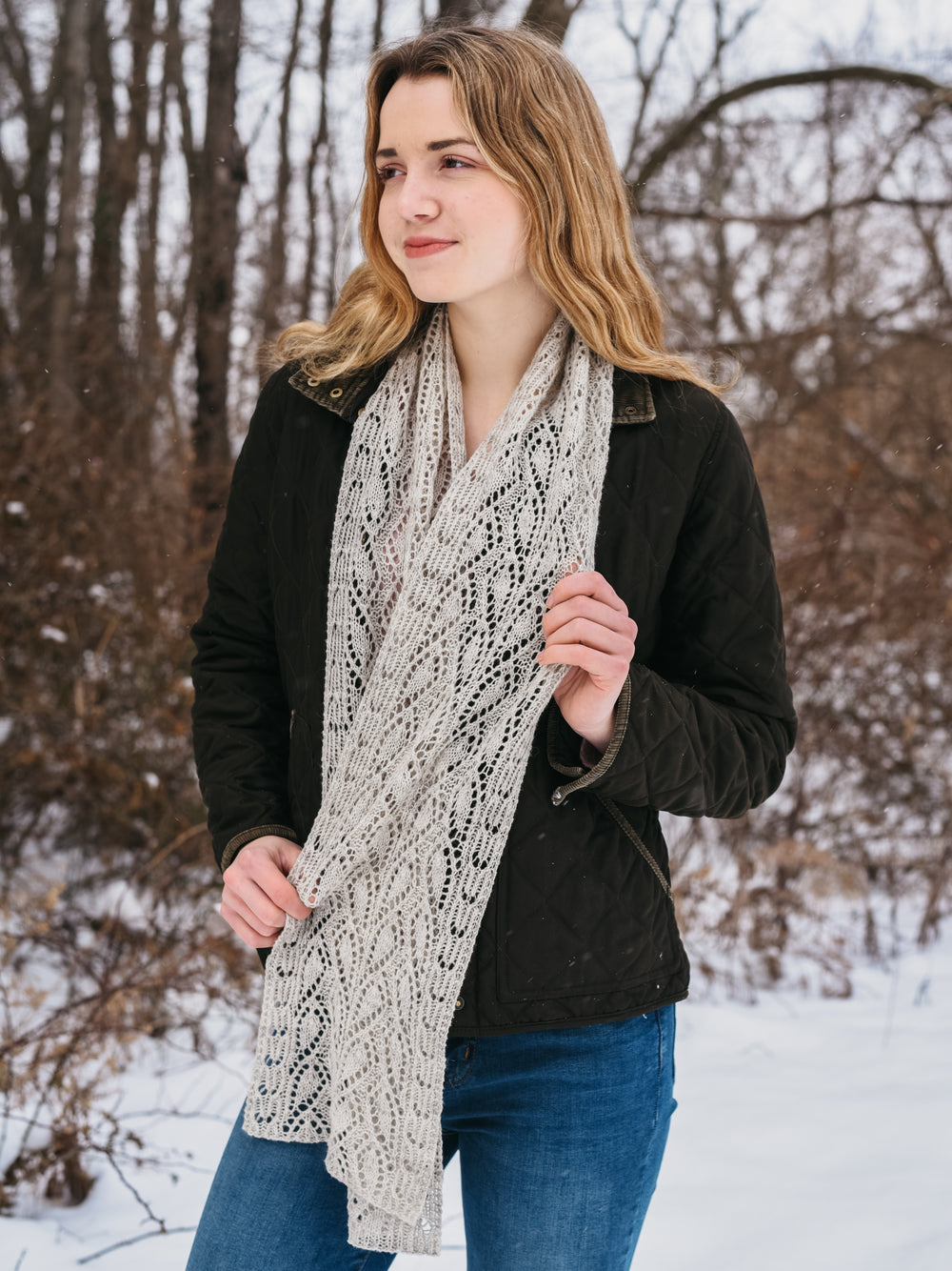 Whitethistle Scarf or Stole by Knitspot