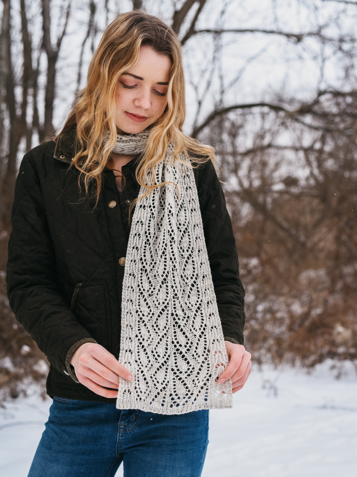 Whitethistle Scarf or Stole by Knitspot