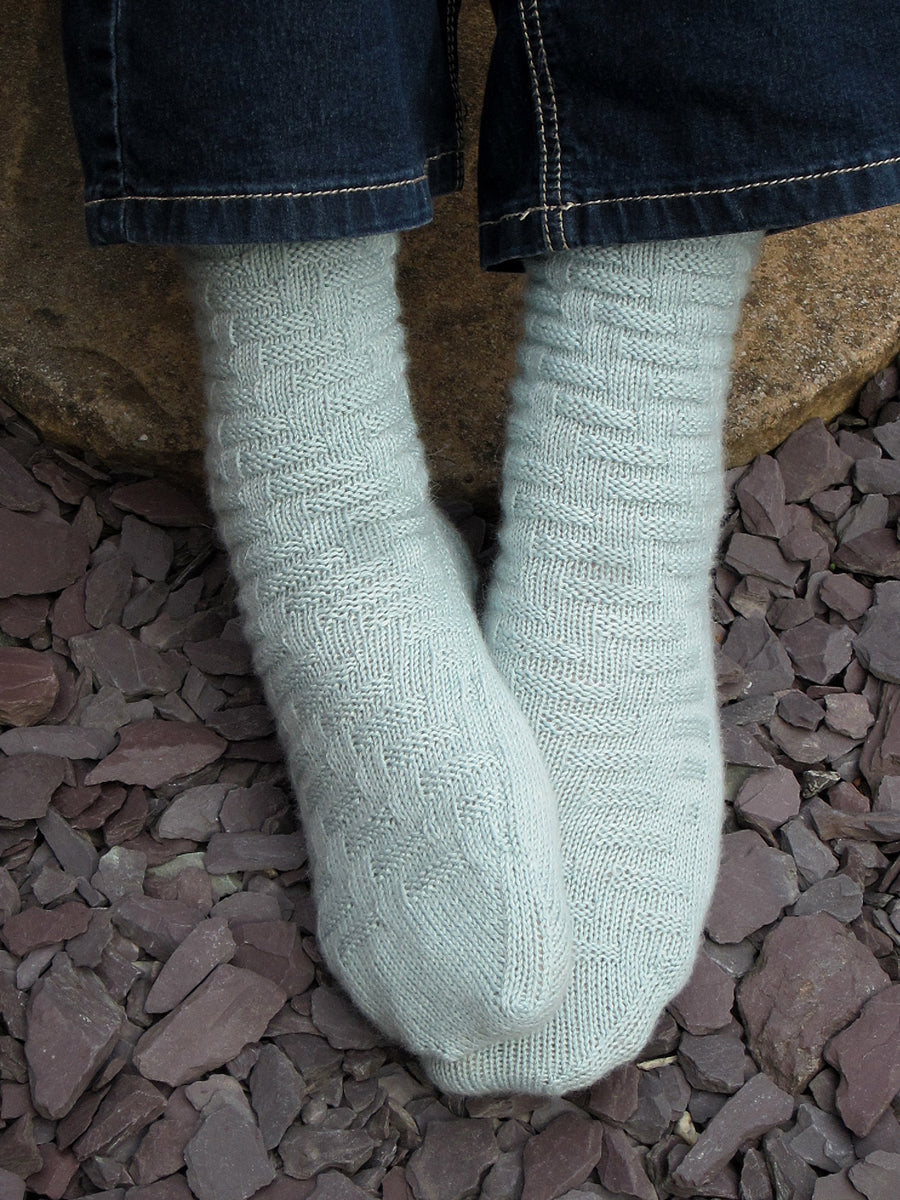 The Slouchy Sock in Washed Ink – Pleasing